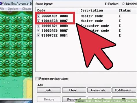 cheats fire red pokemon